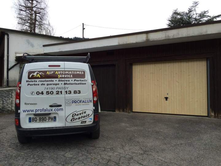 Porte garage Passy